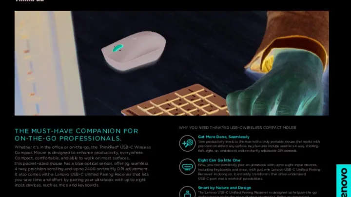 ThinkPad USB-C Wireless Compact Mouse Datasheet_pdfpreview